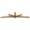 Ekena Millwork Alberta Smooth Timber Gable Bracket, Western Red Cedar, 108"W x 27"H x 3 1/2"D x 3 1/2"F, 6/12 Pitch GBW108X27X0404ALB00SWR - alternate 2